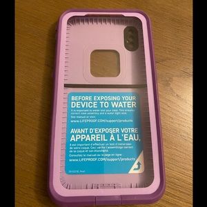New iPhone X lifeproof fre case